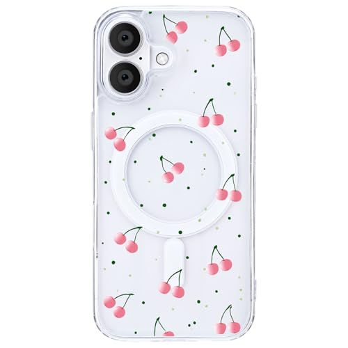 Coque iPhone 17 Air motif cerise rose pour protéger votre mobile avec style