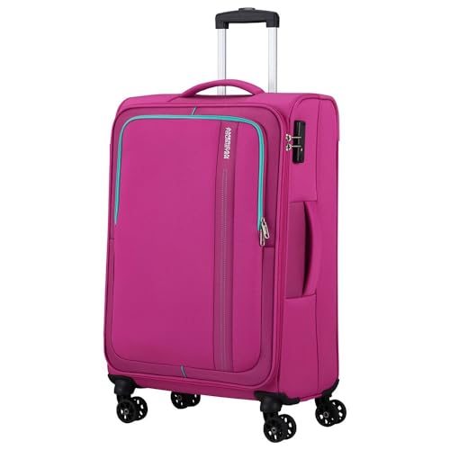 American Tourister Sea Seeker - Spinner M, Koffer, 68 cm, 61 L, Rosa (Deep Fuchsia)