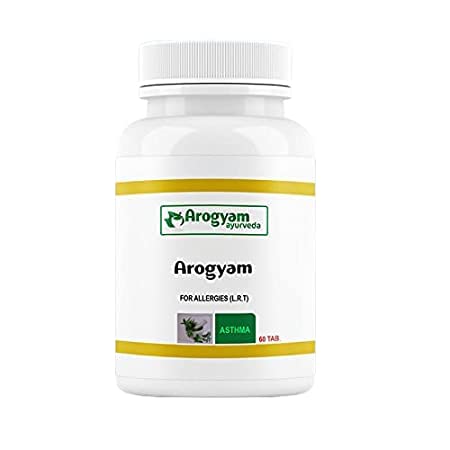 AROGYAM Ayurvedic Allergies Tablets, Anti-allergy Ayurvedic 60 Tablets