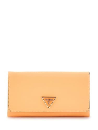 GUESS Noelle Mini Xbody Flap Apricot petit sac bandoulière compartimenté