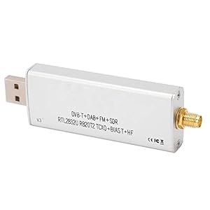 SDR-ontvanger, draadloze ontvanger SMA-antenne-interface 4.5V DC Bias Brede toepassing 8-bits bemonstering voor inspectie