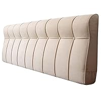 Coussin De Lecture Lit & Canapé XXL – Soutien Lombaire & Tête – Housse Amovible Lavable – 100x45x12 Cm Orange