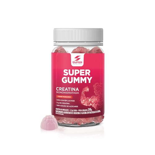 Super Gummy Creatina Sabor Morango