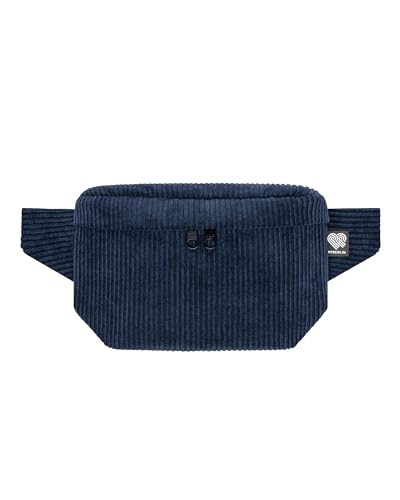PP-Berlin Bauchtasche, Cord Dunkelblau, Eckig, Vegan, Handmade in Berlin für Damen, Herren, Unisex. Hipbag, Crossbody Bag, Schultertasche, Hüfttasche