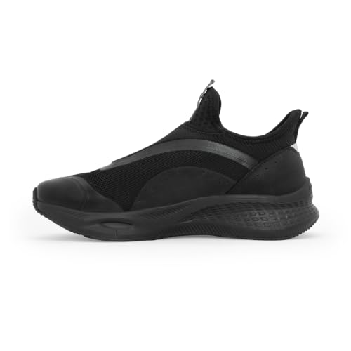 Image of Red Tape Men's Walking Shoes Black Mesh TPU Round Toe Slipon