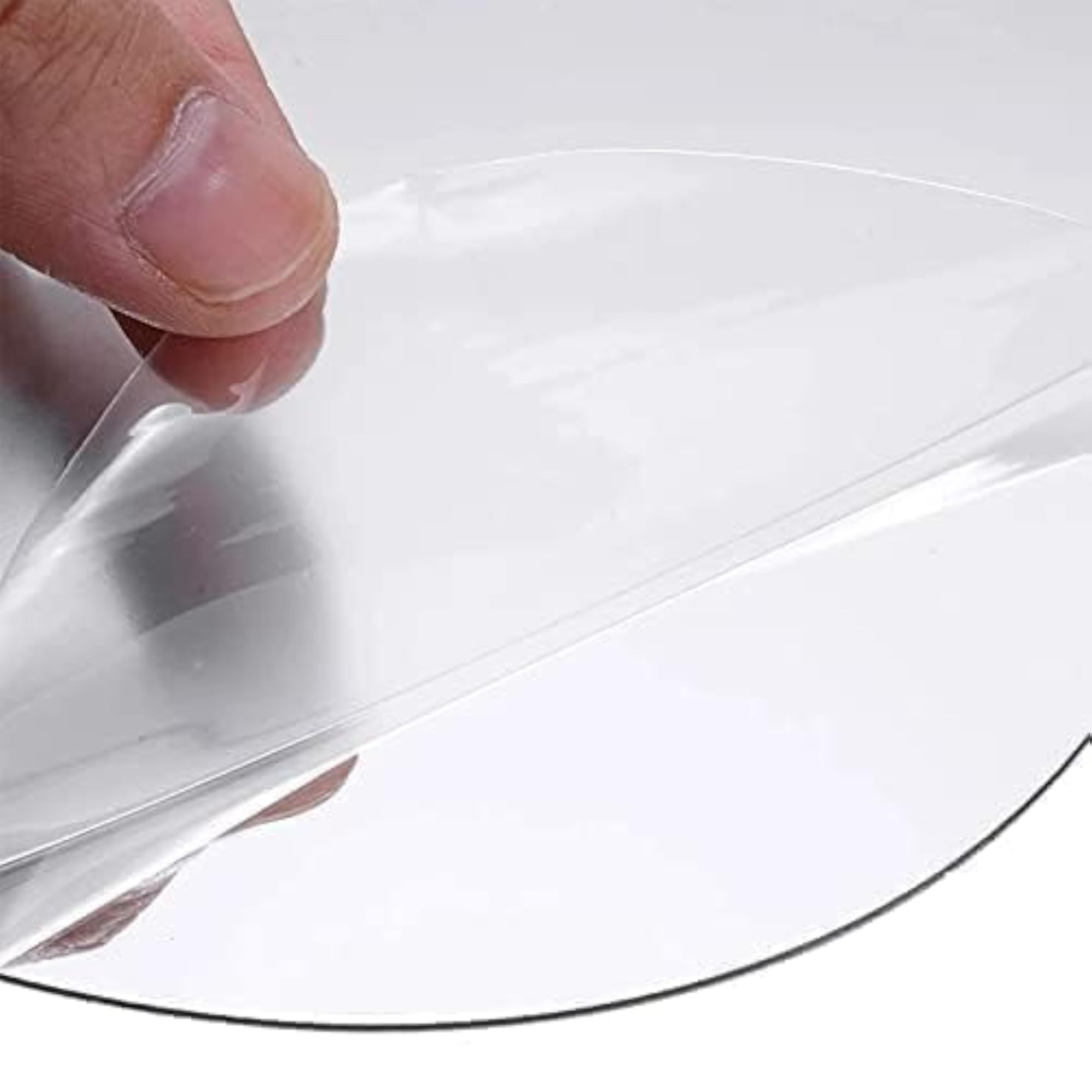 Oval Shape Adhesive Mirror Sticker, Decorative Wall Decor