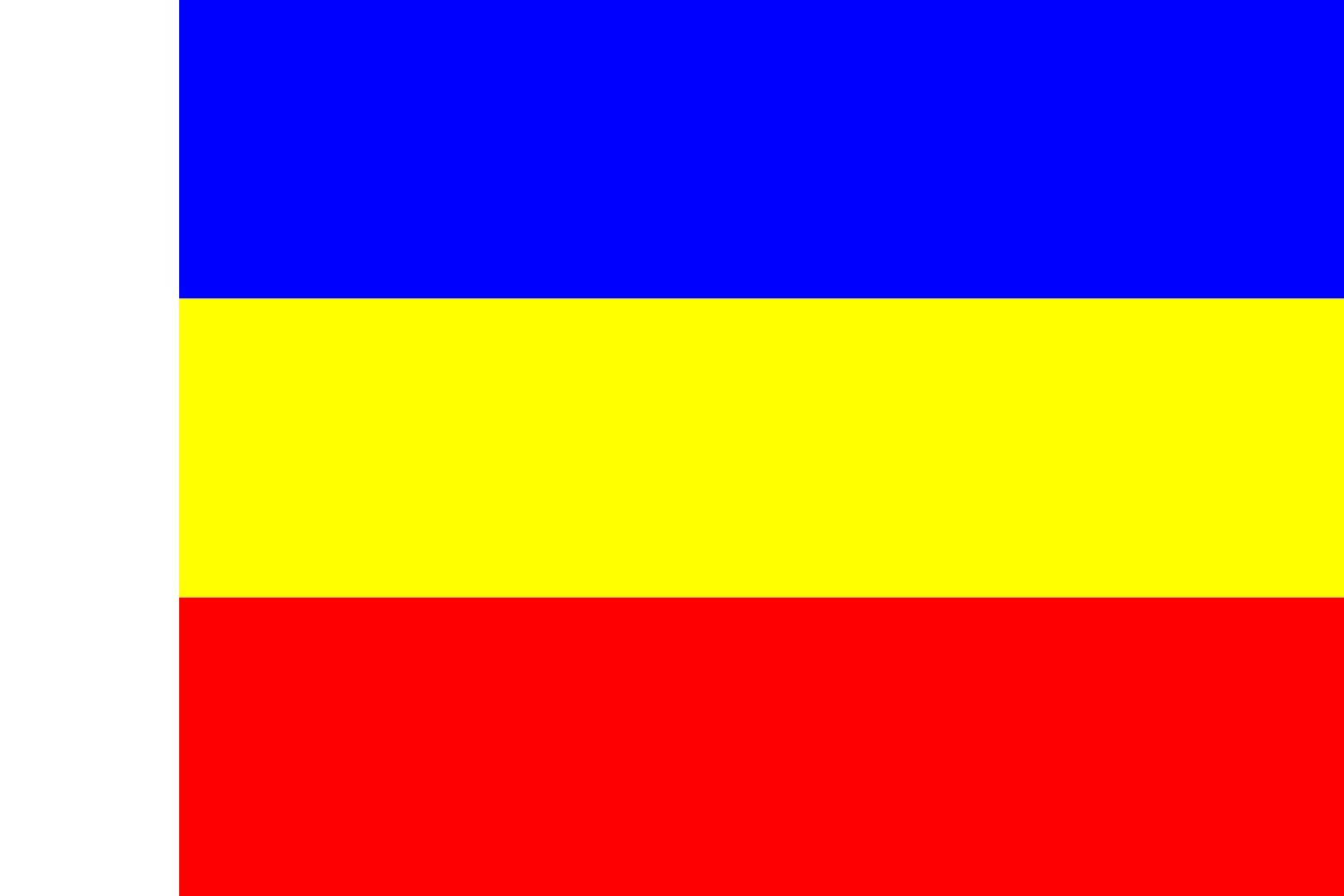 Drapeau Oblast de Rostov paysage grand pavillon extérieur mât