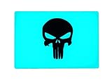 Embrite BEACON Morale Patch - 2' x 3' glow in the dark Hook and Loop attachment (2' x 3', Aqua -...