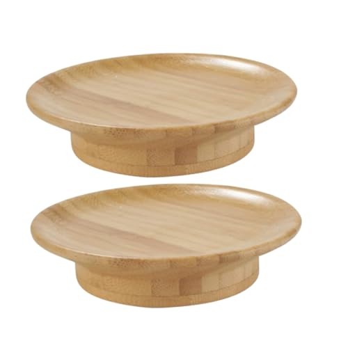 ASAKKURA 2pcs and Wood Cup Lid Reusable Lids Glass Covers for Drinks Glass Cup Lid Glass Topper Ware Charcuterie Boards Accessories Cover for Dinnerware