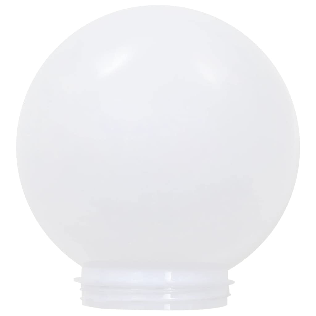 vidaXL 6X Lampade Solari da Esterni Sferiche LED RGB Giardino Faretti Lampioni Solari Decorazione Luci Notturne Ecologiche 20 cm Bianche