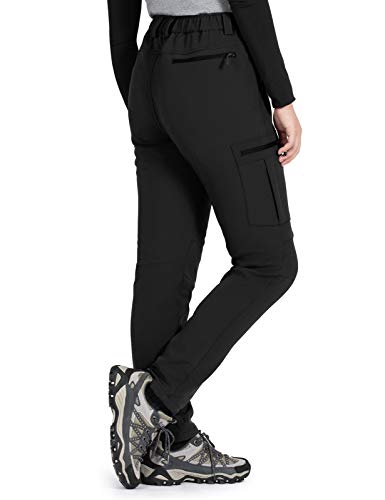 image for Gouxry Snow-Ski-Pants-Women-Fleece-Lined Winter Insulated Water Resist