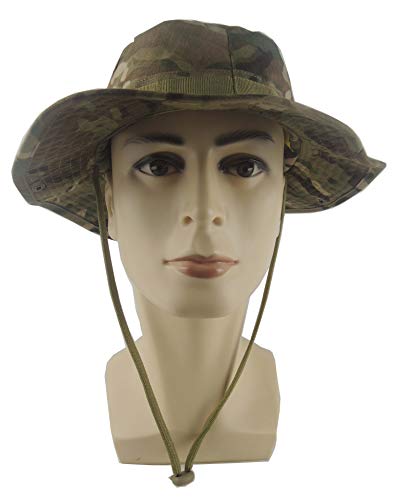 Multicam Boonie Hat Multicam Fishing Hat Woodland Camo Hat For Men,Sun Hat Bucket Hats For Women,Mens Outdoor Hats,Outdoor Hunting Hat,Operator Hat,Military Camo Sun Cap,Mens Military Beach Hats #TOP2