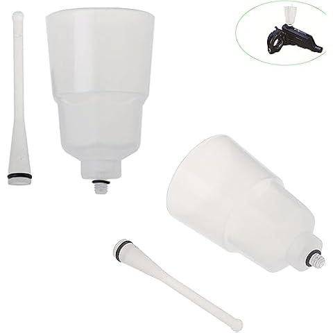 YehVeh 2 Set Bike Brake Bleed Funnel M5 Threaded Spout Mineral Oil Transmission Funnels Tool Kit for Shimano Hydraulic Set Mountain Bicycle Cover