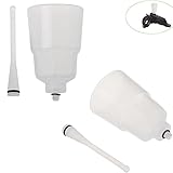 YehVeh 2 Set Bike Brake Bleed Funnel M5 Threaded Spout Mineral Oil Transmission Funnels Tool Kit for Shimano Hydraulic Set Mountain Bicycle