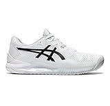 asics gel solution clay Gel-Dämpfung ASICS Herren Gel-Resolution 8 Tennis Shoe, White/Black, 46.5 EU