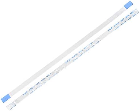 uxcell Flexible Flat Cable, 8 Pins 0.5mm Pitch 150mm FPC FFC Flexible Ribbon Cable for LCD TV DVD Player Laptop 5Pcs (A Type)