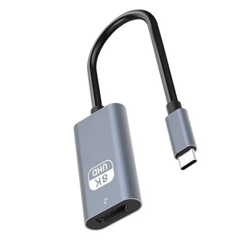 �^�C�v C HDTV 4K �A�_�v�^�[ USB C �I�X�ϊ��P�[�u�� 4K30hz / 4K60hz / 8K60hz ���b�v�g�b�v �^�u���b�g�p�r�f�I �T�E���h���� ���b�v�g�b�v�p�O���d������ї�p