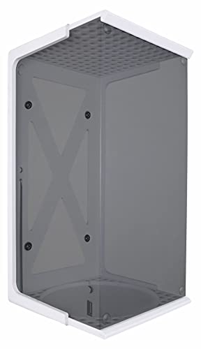 Q-View Xbox Series X Wall Mount Clip Bracket by NV - Plastic - Signature X Design - Made in UK (White)