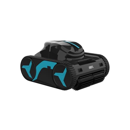 AquaForte M30 AI-Wireless - Robot da piscina intelligente con navigazione a "S", aspirazione potente, pulizia rapida, adatto per piscine fino a 6 × 20 m – App per smartphone AI-Bot