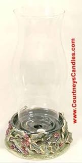 Heather Goldminc Hollyberry Hurricane Lamp - Clayworks