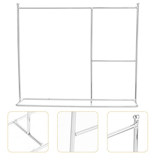 STOBOK Suporte Para Roupas De Boneca De Metal Suporte Para Vestido De Boneca Mini Cabide Para Roupas