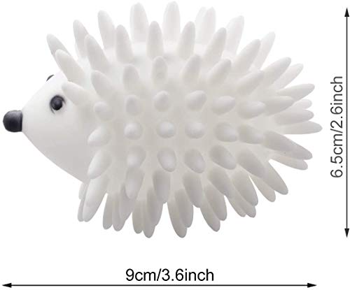image for BlueJanyee 3pcs Hedgehog Dryer Balls Reusable Laundry Dryer Balls for 