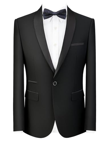 Blazer formel pour homme veste de costume de mariage et dîner chic à un bouton