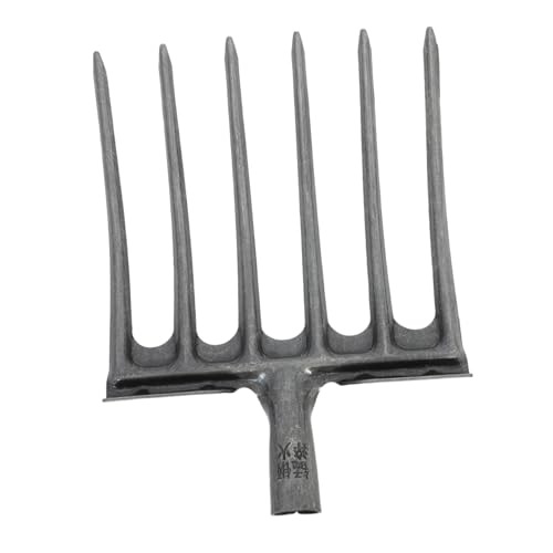 Toddmomy Fourche à Manure Acier Robuste Outil Agricole pour Ameublir Aérer Sol pour Champs de Fleurs Équipement Fiable Acier