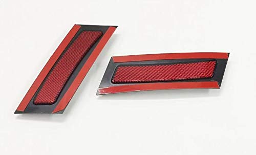 Ormax Red Front Bumper Side Marker Reflector for BMW X5 E70 Pre-LCI