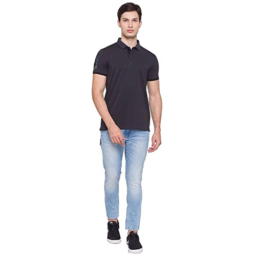 Image of Spykar Men's Solid Slim Fit T-Shirt