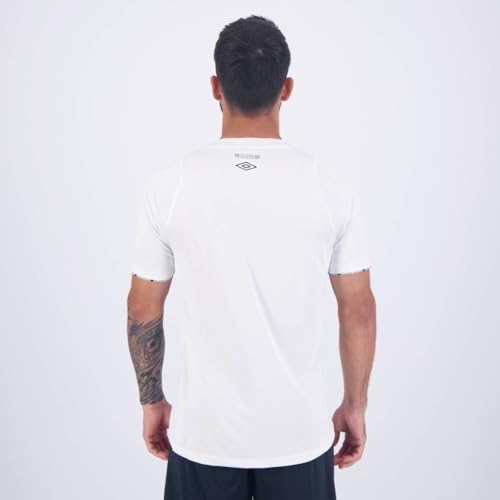 Camisa Santos Umbro 2024 Uniforme 1 Torcedor - Masculino (BR, Alfa, M, Regular, Poliéster)