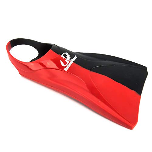 NADADEIRA HAMMERHEAD SILICONE PREMIUM FINS PRETO VERMELHO Tamanho: PP