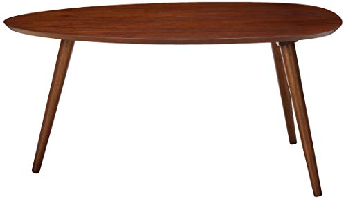 GDF Studio 299909 Caspar Walnut Wood Coffee Table, by GDFStudio - Image 4