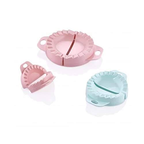 3 PK Dumpling MOLDS -Dough Press, Meat Pie Pastry Sealer -Samosa, Pasty Cutter, Empanada, Ravioli (PK3 Dumpling Molds) - Image 3