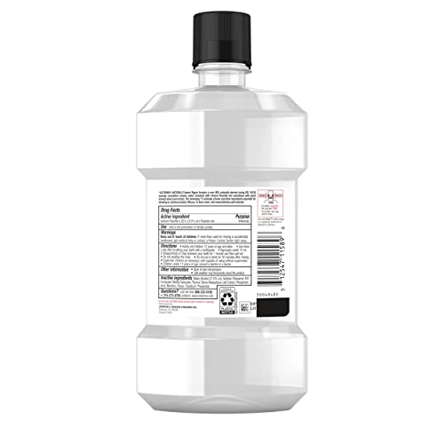 Listerine Naturals Enamel Repair Mouthwash With Mineral Sodium Fluoride, Oral Rinse To Help Restore Tooth Enamel & Kill Bad Breath Germs, 99% Naturally Derived, Herbal Mint, 500 Ml #TOP3