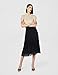 DKNY SPORTSWEAR womens Pull on Everyday Midi Pleated Skirt, Black, Medium US