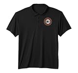 Philadelphia Flyers Symbol Black NHL Officially Licensed Performance Polo Shirt