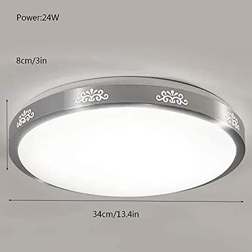 Plafonnier aluminium tricolore 24W : la solution idéale pour plafond bas - 2