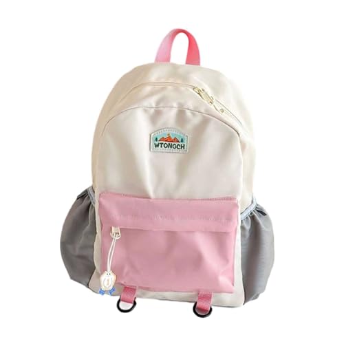 Sac à dos de maternelle ergonomique rose pour faciliter l'autonomie des enfants