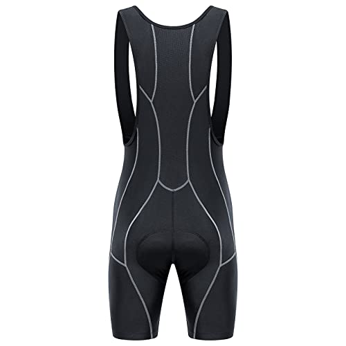 Przewalski Men’s 3D Padded Cycling Bike Bib Shorts, Bicycle Biking Bib Shorts - Image 3