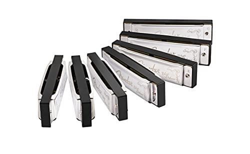 Fender Blues Deluxe Harmonica Set - 7-Pack with Case - Image 4