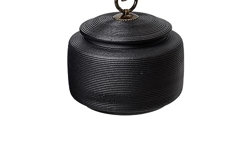BJCBACD Contenedor de café Coarse Sealed Can Wire Drawing Cancoarse Pottery Buckle Tea Can