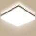 Produktbild OEEGOO LED Deckenleuchte Bad, 24W 2400lm(100Lm/W) LED Deckenlampe 4000K, IP44 Wasserfeste Feuchtraumleuchte, Badezimmerlampe, Küchenlampe, Badleuchte, Wohnzimmerlampe, Schlafzimmerlampe