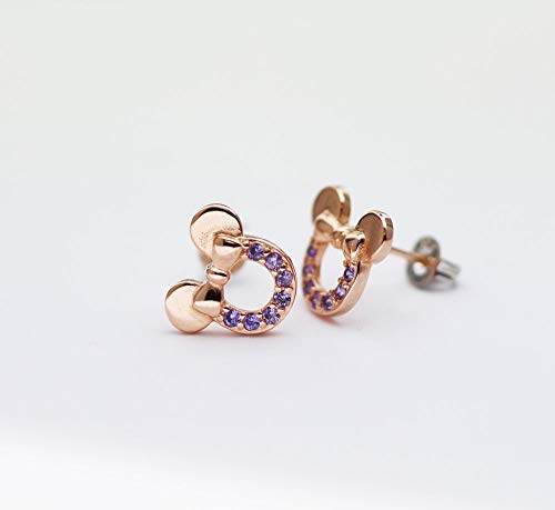 Findout - Orecchini vuoti - placcati in oro rosa