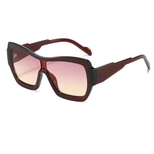 Lunettes de soleil bicolores rétro pour un look estival élégant