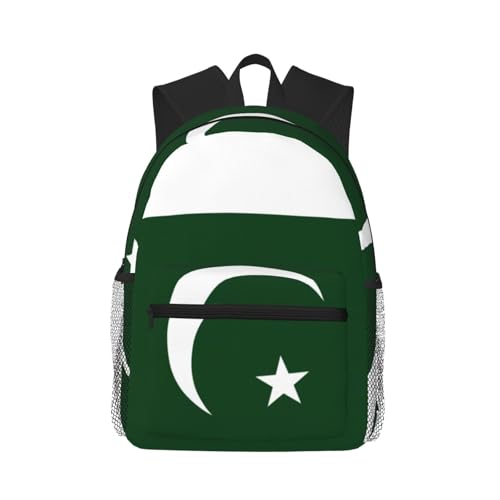 Sac à dos Pakistan noir universitaire et léger pour adulte
