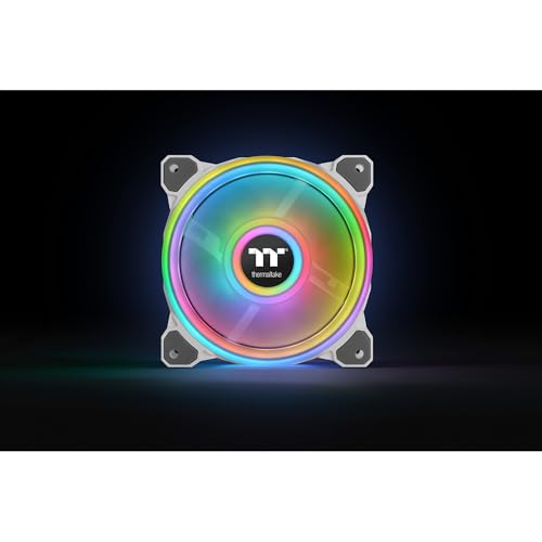 Thermaltake Riing Quad 12 RGB Boitier PC Ventilateur 12 cm Blanc