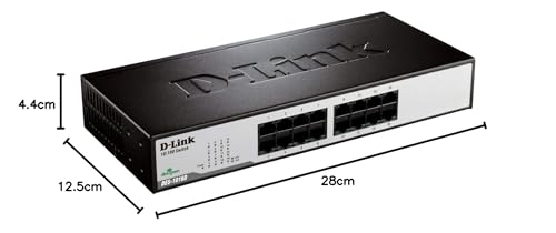D-Link DES-1016D 16-Port Fast Ethernet Switch (10/100 Mbit/s-Anschlüsse – Bild 4