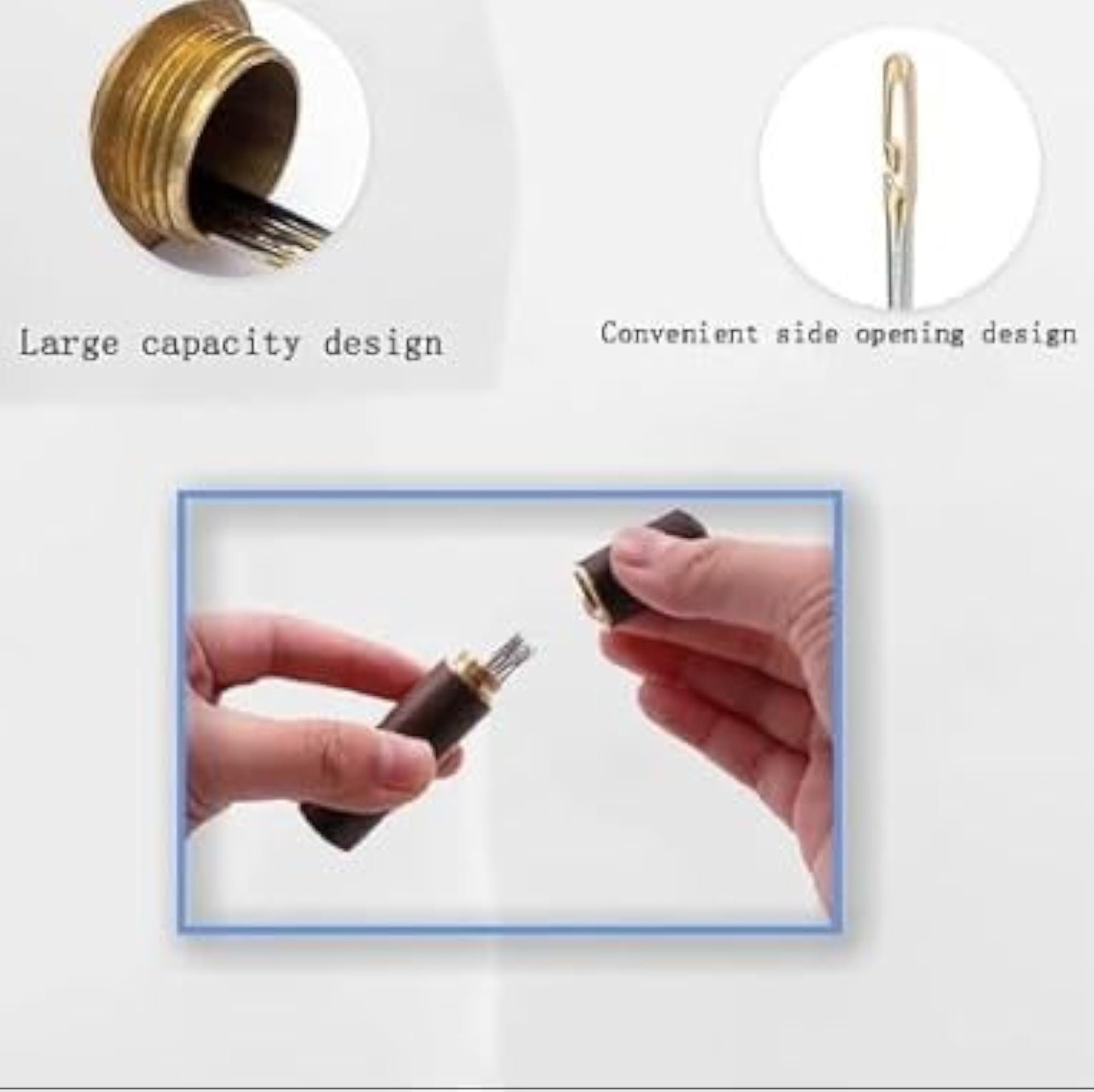 30 Pcs Self-Threading Needles Set for Stitching & Embroidery