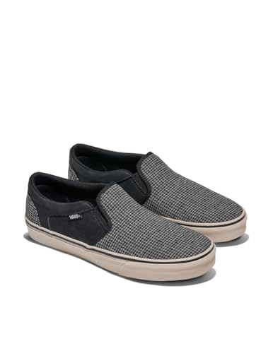 Image of Vans Men's Asher Slip-on Shoe - Comfortable Sneakers for Walking, Fashion & Everyday Wear